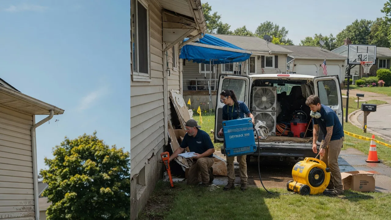 Ceiling Leak Cleanup in Richmond Dale, OH near me